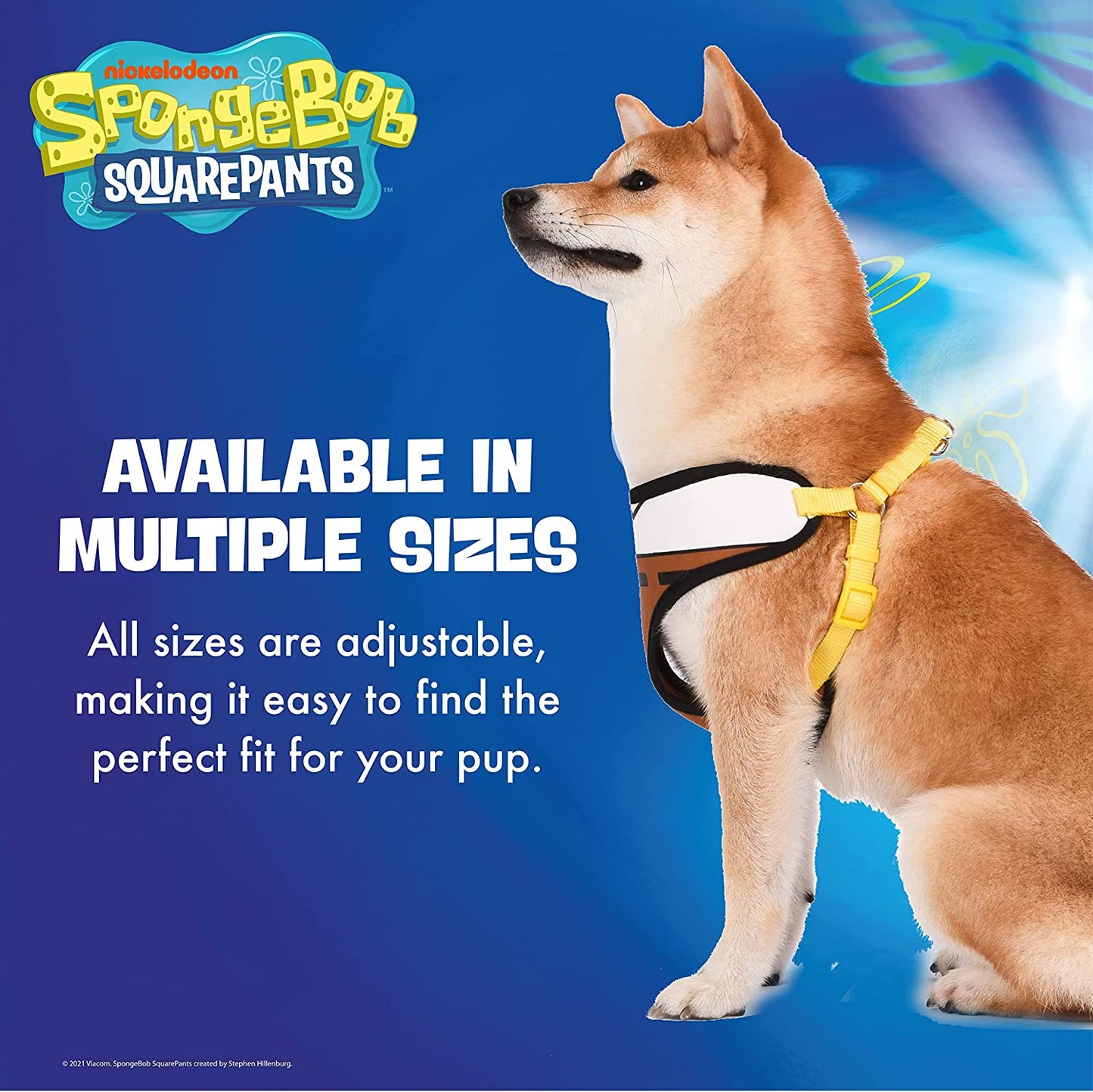 Spongebob Squarepants for Pets Dog Harness - Spongebob Dog Harness for Dogs, Patrick Dog Harness for Dog, Cute Dog Harness, Spongebob Squarepants Pets - Dog Vest Harness, Spongebob Pet Harness